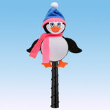 Tenna Tops Penguin Car Antenna Topper / Auto Mirror Dangler / Cute Dashboard Accessory (Pink/Blue) (Fat Stubby Antenna)