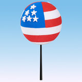 Coolballs American USA Patriotic Flag (2 Sided) Car Antenna Ball / Auto Dashboard Accessory