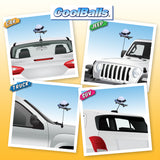 Coolballs "Cool Shred Dog" Skateboarder Car Antenna Topper / Auto Dashboard Accessory