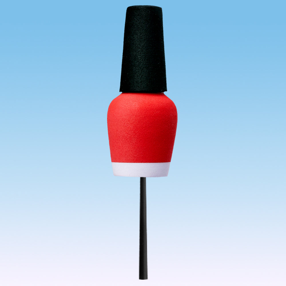 Tenna Tops Red Nail Polish Bottle Car Antenna Topper / Auto Mirror Dangler / Cute Dashboard Accessory