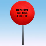 Coolballs Red Static Wick Jet Aviation Airplane Aircraft Cover Protectors Antenna Balls "Remove Before Flight"