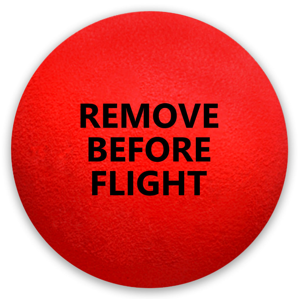 Coolballs Red Static Wick Jet Aviation Airplane Aircraft Cover Protectors Antenna Balls "Remove Before Flight"