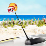 Arizona State Sun Devils Car Antenna Topper / Auto Dashboard Accessory (College Football) (White Smiley)