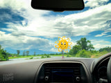 Tenna Tops Happy Florida Sunshine Car Antenna Topper / Mirror Dangler / Auto Dashboard Accessory