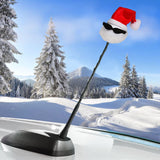 Coolballs Cool Santa Car Antenna Topper / Mirror Dangler / Auto Dashboard Accessory