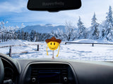HappyBalls Cute Cowgirl Car Antenna Topper / Auto Mirror Dangler / Dashboard Accessory