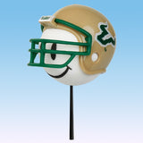South Florida Bulls Helmet Head Team Car Antenna Topper / Desktop Bobble Buddy (College Football)