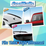 Coolballs "Cool Army" Camo Helmet Antenna Topper - Thin Antenna Fit