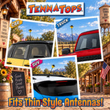 Tenna Tops Cowboy Car Antenna Topper - Thin Antenna Fit
