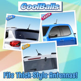 Coolballs Happy Amigo Car Antenna Topper - Thick Antenna Fit
