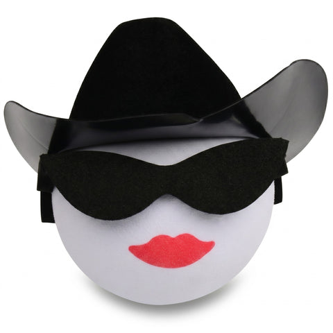 Coolballs Cowgirl Car Antenna Topper - Thin Antenna Fit