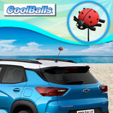 Cooltoppers Cute Ladybug Antenna Topper - Thin Antenna Fit