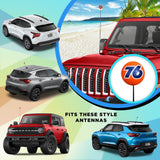 76 Gas Station PU Foam Antenna Topper - Thin Antenna Fit (Limited Edition)