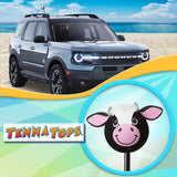 Tenna Tops "Milkshake" Cow Car Antenna Topper - Thick Antenna Fit