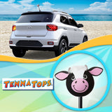 Tenna Tops "Milkshake" Cow Car Antenna Topper - Thick Antenna Fit