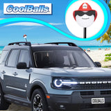 Coolballs Cool Fireman Firefighter Car Antenna Topper - Thick Antenna Fit