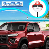 Coolballs Cool Fireman Firefighter Car Antenna Topper - Thick Antenna Fit