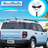 Coolballs Cool Navy Car Antenna Topper - Thick Antenna Fit
