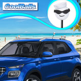 Coolballs Cool Navy Car Antenna Topper - Thick Antenna Fit