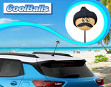 Coolballs Cool Dude Black Beanie Hat Antenna Topper - Thin Antenna Fit