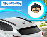 Coolballs Cool Dude Black Beanie Hat Antenna Topper - Thin Antenna Fit