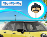 Coolballs Cool Dude Black Beanie Hat Antenna Topper - Thin Antenna Fit