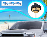 Coolballs Cool Dude Black Beanie Hat Antenna Topper - Thin Antenna Fit