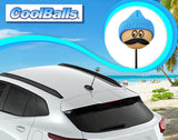 Coolballs Cool Dude Blue Beanie Hat Antenna Topper - Thin Antenna Fit