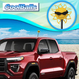 Coolballs California Sunshine Car Antenna Topper (Black Shades) - Thick Fat Antenna Fit