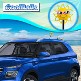 Coolballs California Sunshine Car Antenna Topper  (Pink Shades) - Thick Antenna Fit