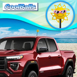 Coolballs California Sunshine Car Antenna Topper  (Pink Shades) - Thick Antenna Fit