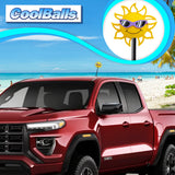 Coolballs California Sunshine Car Antenna Topper  (Purple Shades) - Thick Antenna Fit