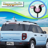 Tenna Tops "Milkshake" Cow Car Antenna Topper - Thick Antenna Fit