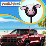 Tenna Tops "Milkshake" Cow Car Antenna Topper - Thick Antenna Fit