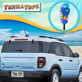 Tenna Tops Cute Flip Flop Sandal Car Antenna Topper (Beach Babe) - Thick Antenna Fit