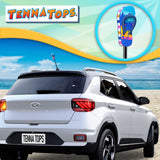 Tenna Tops Cute Flip Flop Sandal Car Antenna Topper (Beach Babe) - Thick Antenna Fit