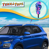 Tenna Tops Cute Flip Flop Sandal Car Antenna Topper (Hawaiian Purple) - Thick Antenna Fit