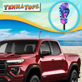 Tenna Tops Cute Flip Flop Sandal Car Antenna Topper (Hawaiian Purple) - Thick Antenna Fit