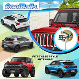 South Florida Bulls Car Antenna Topper (College Football) - Thin Antenna Fit