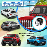 Jacksonville Jaguars Car Antenna Topper (NFL Football) - Thin Antenna Fit