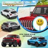...HappyBalls Happy Yellow Face Car Antenna Ball