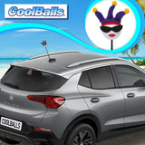 Coolballs Cool Jesterette Car Antenna Topper - Thin Antenna Fit