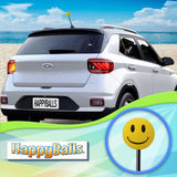 ...HappyBalls Happy Yellow Face Car Antenna Ball (Fits Thick Style Antenna)