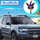Coolballs Cool Jesterette Car Antenna Topper - Thick Antenna Fit