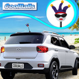 Coolballs Cool Jesterette Car Antenna Topper - Thick Antenna Fit