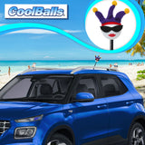 Coolballs Cool Jesterette Car Antenna Topper - Thick Antenna Fit