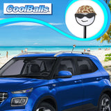Coolballs "Cool Army" Camo Helmet Antenna Topper – Thick Antenna Fit