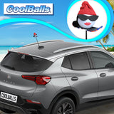 Coolballs Cool "Half Pipe Hottie" Snowboarder Car Antenna Topper