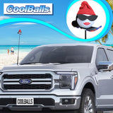 Coolballs Cool "Half Pipe Hottie" Snowboarder Car Antenna Topper