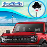 Coolballs Cowgirl Car Antenna Topper - Thin Antenna Fit